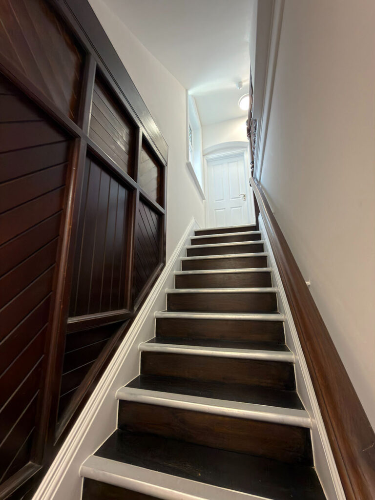 Internal staircase after renovation