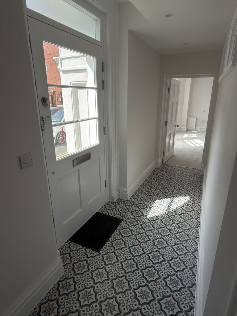 Refurbished entrance lobby